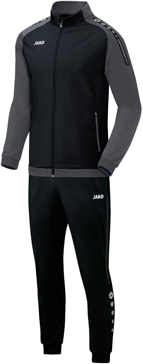 JAKO Herren Champ Trainingsanzug Polyester M schwarz/anthrazit, M schwarz/anthrazit