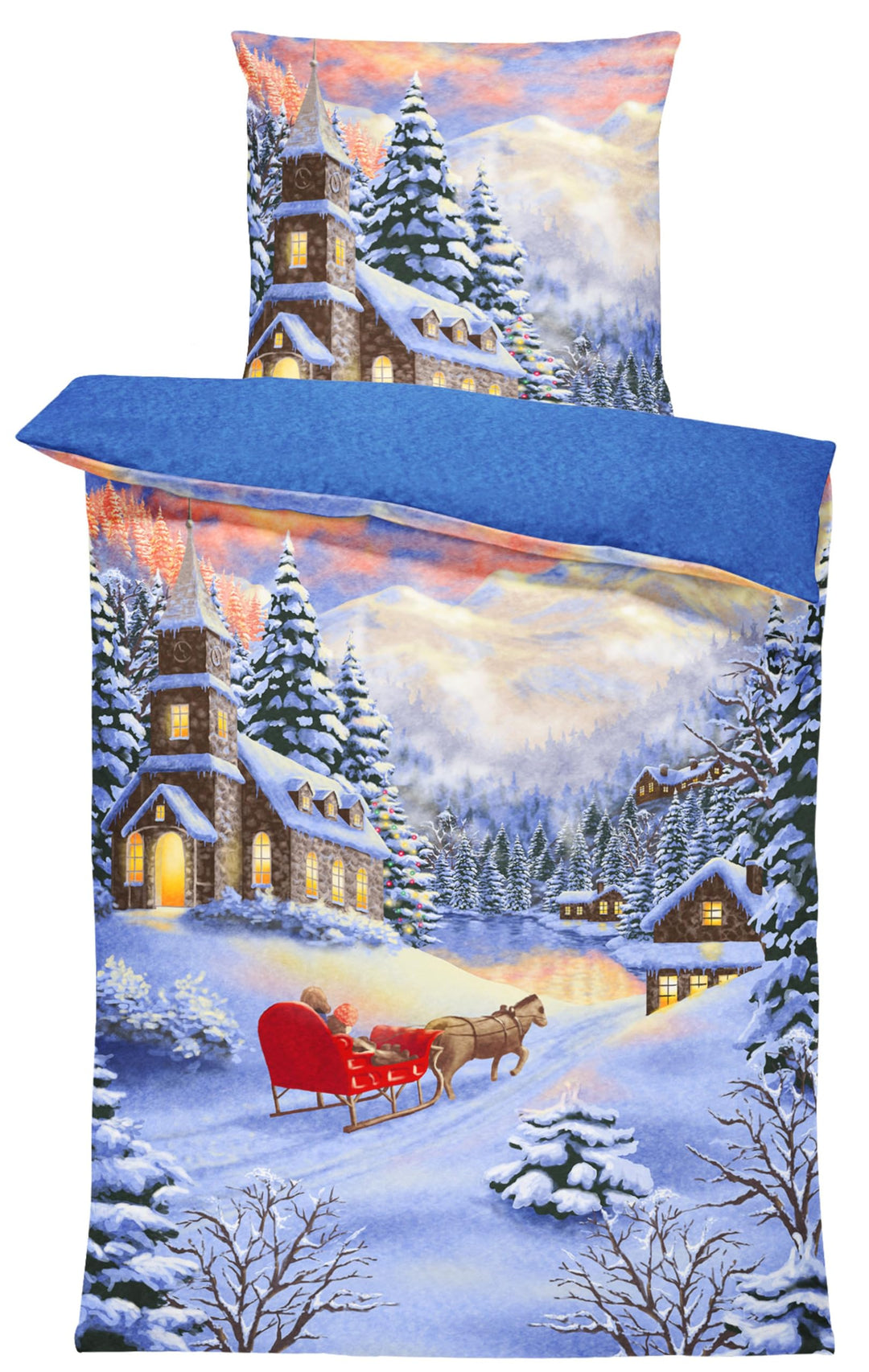 one-home Winter Bettwäsche Thermo Fleece Kuschelig Warme Bettbezüge Flauschig Warm Weich, Grösse:2 t