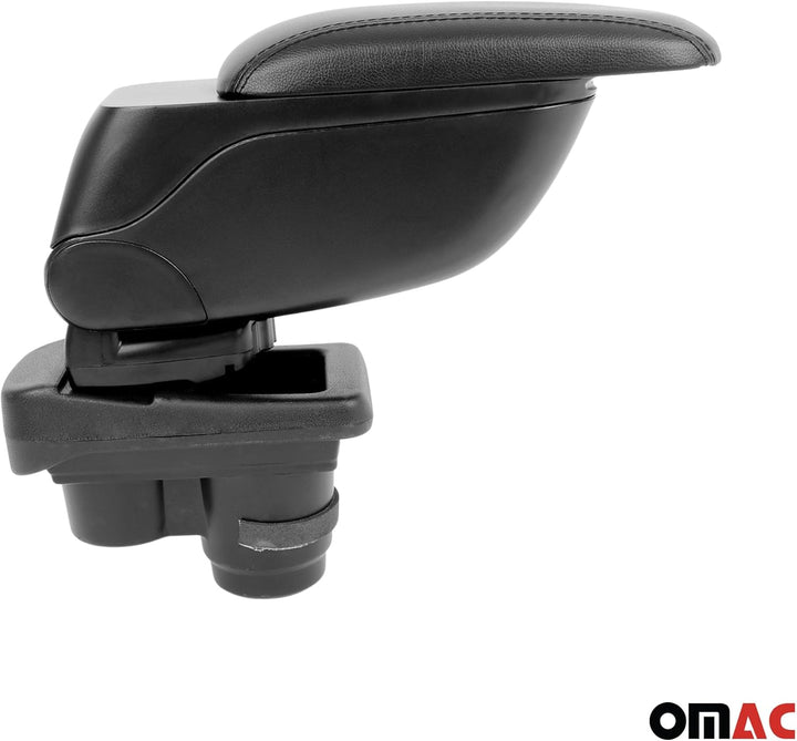 Mittelarmlehne Armlehne kompatibel mit Hyundai i20 2 GB 2014-2020 Mittelkonsole Schwarz 1x
