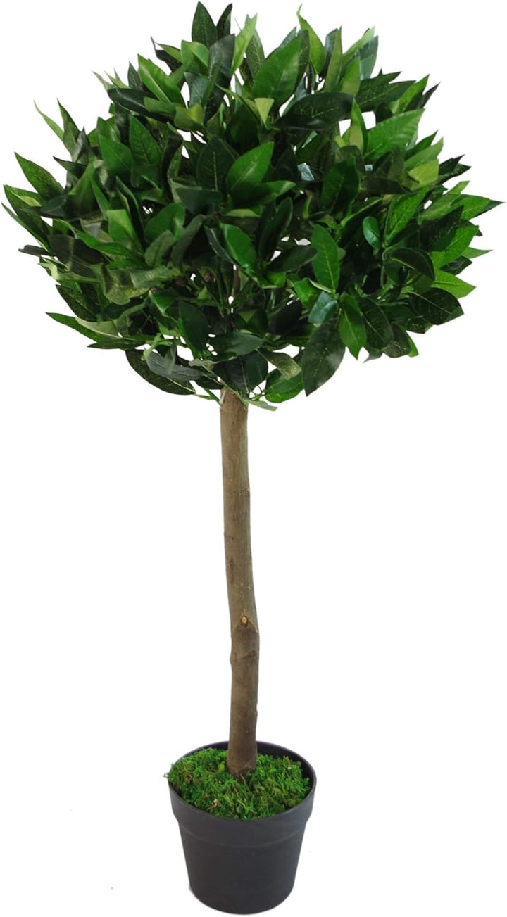 Leaf Künstliche Buchsbaumkugeln, Blattmotiv, 90 cm, 1 Paar, 90 cm