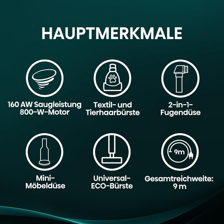 Hisense HVC20E3H2TPA beutelloser Zyklon-Staubsauger