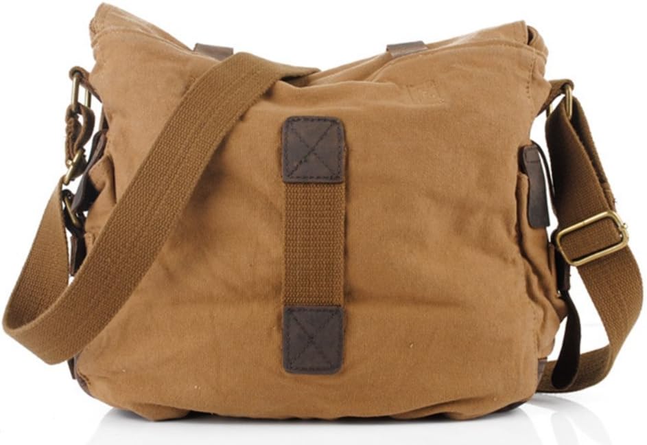 Eysee Schultertasche Herren Canvas-Umhängertasche Daypack für Alltag und Sport 35cm (L) X 30cm(H) X