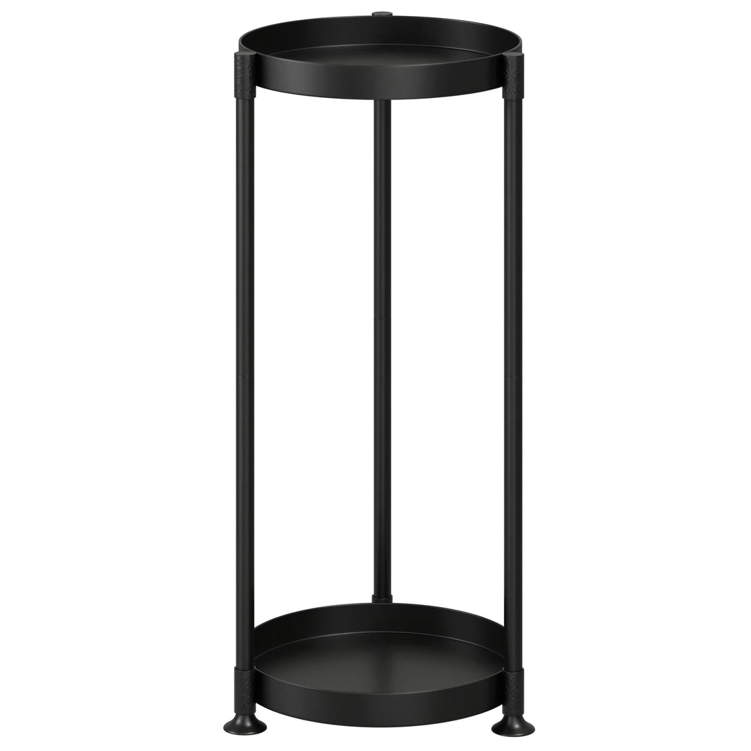 Bamworld Blumenständer Metall Modern – Pflanzenständer für Innen, Minimalistisches Pflanzenregal in