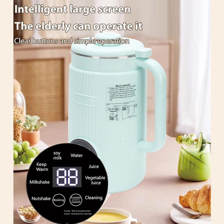 Irishom Nussmilchmaschine, Automatische Mandelmilchmaschine für selbstgemachte Pflanzenmilch, Hafer,