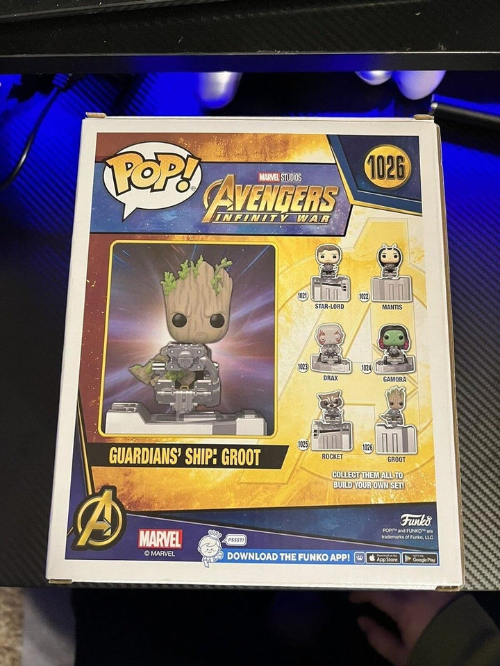 Funko Pop! Deluxe: Marvel Avengers Infinity War - Guardians' Ship: Groot (Special Edition) #1026 Bob