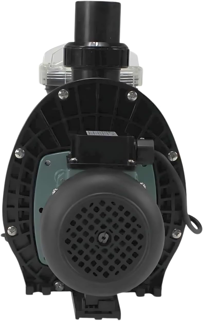 Mega Schwimmbadpumpe 50mm / 1,5" Metrisch/Imperial Lösungsfassung, 1,5A 230VAC SS020 mit FI-Stecker