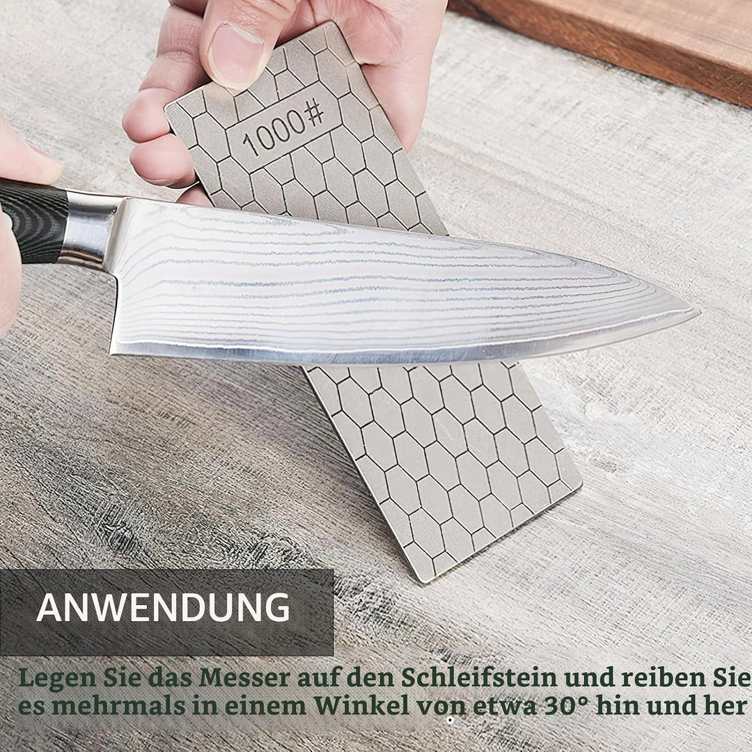 Diamant Schleifstein, 5 Stück Messerschärfer Diamant Messerschärfer, Schleifstein Diamantschleifstei