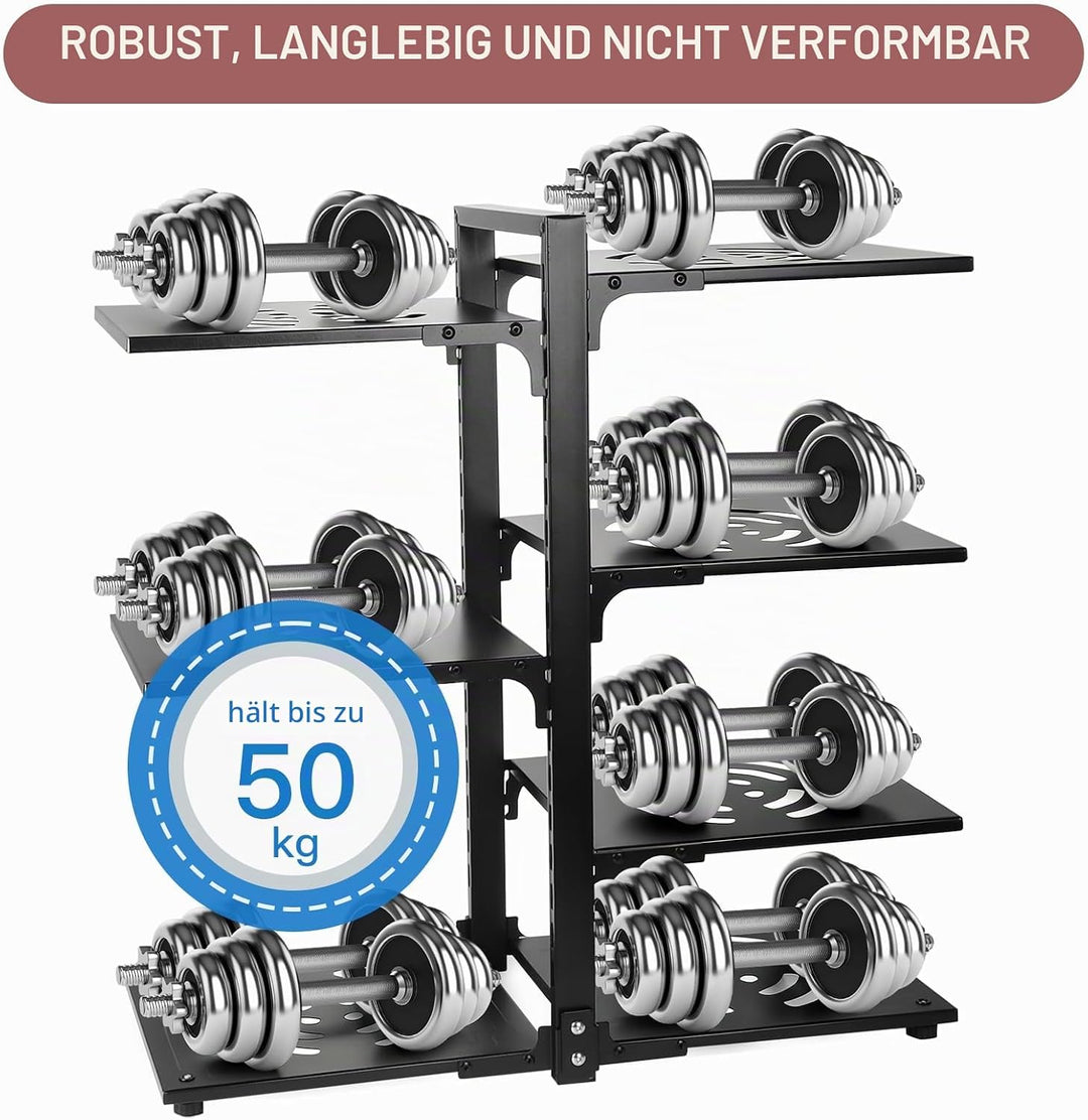 Pfannen-Organizer, 7-stöckig, verstellbar, robust, platzsparend, für Töpfe, Pfannen und Deckel, pass
