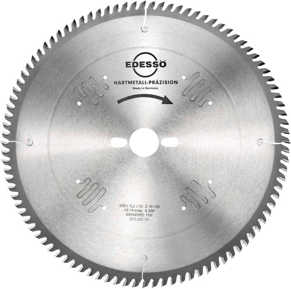 Edessö Kreissägeblatt-HM Präz. 300 x 30 mm, 96 Zähne, 3.703003E+7 300 x 30 mm 96 dents, 300 x 30 mm