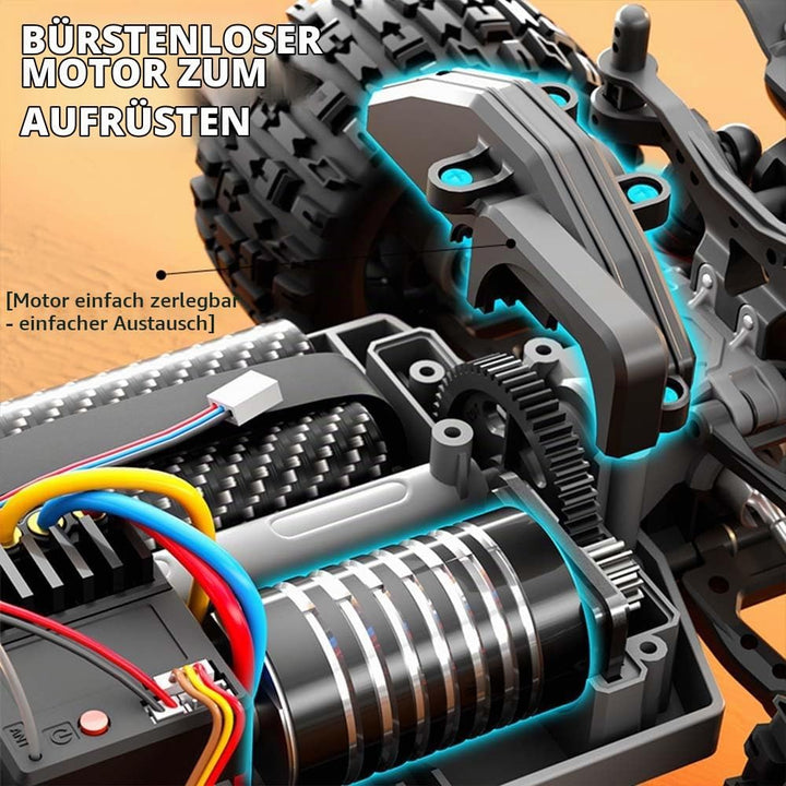 X-Verse SG118MAX 1:18 Ferngesteuertes Auto, 60KM/H RC Hohe Geschwindigkeit Wasserdichtes Offroad mit