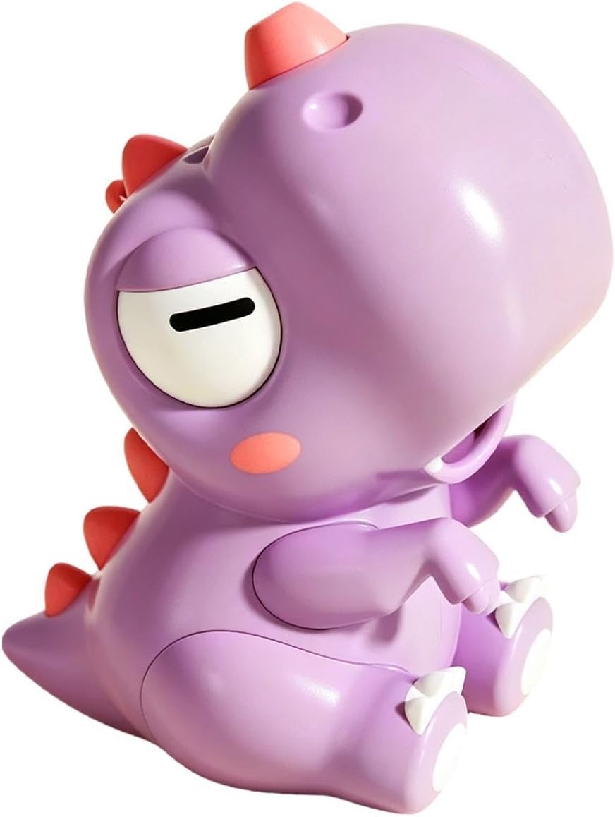 Wiederaufladbarer Tassenventilator - Elefant | Kompakt | Leise | 3 Gänge Purple Dinosaur, Purple Din