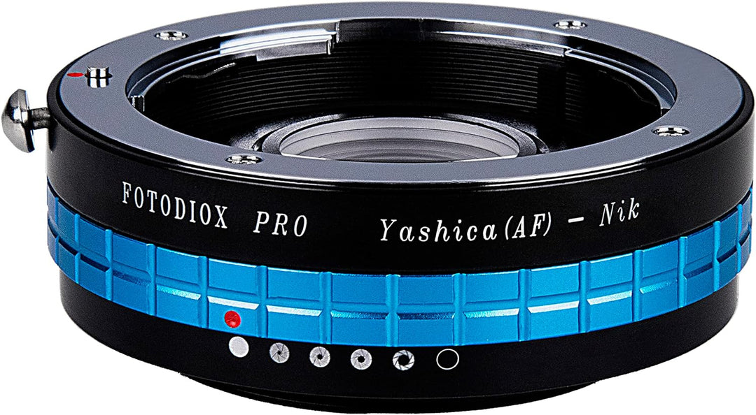 Fotodiox Pro Lens Mount Adapter - Yashica 230AF (YAF, Y230AF) Lens to Nikon SLR/DSLR Camera with Ape