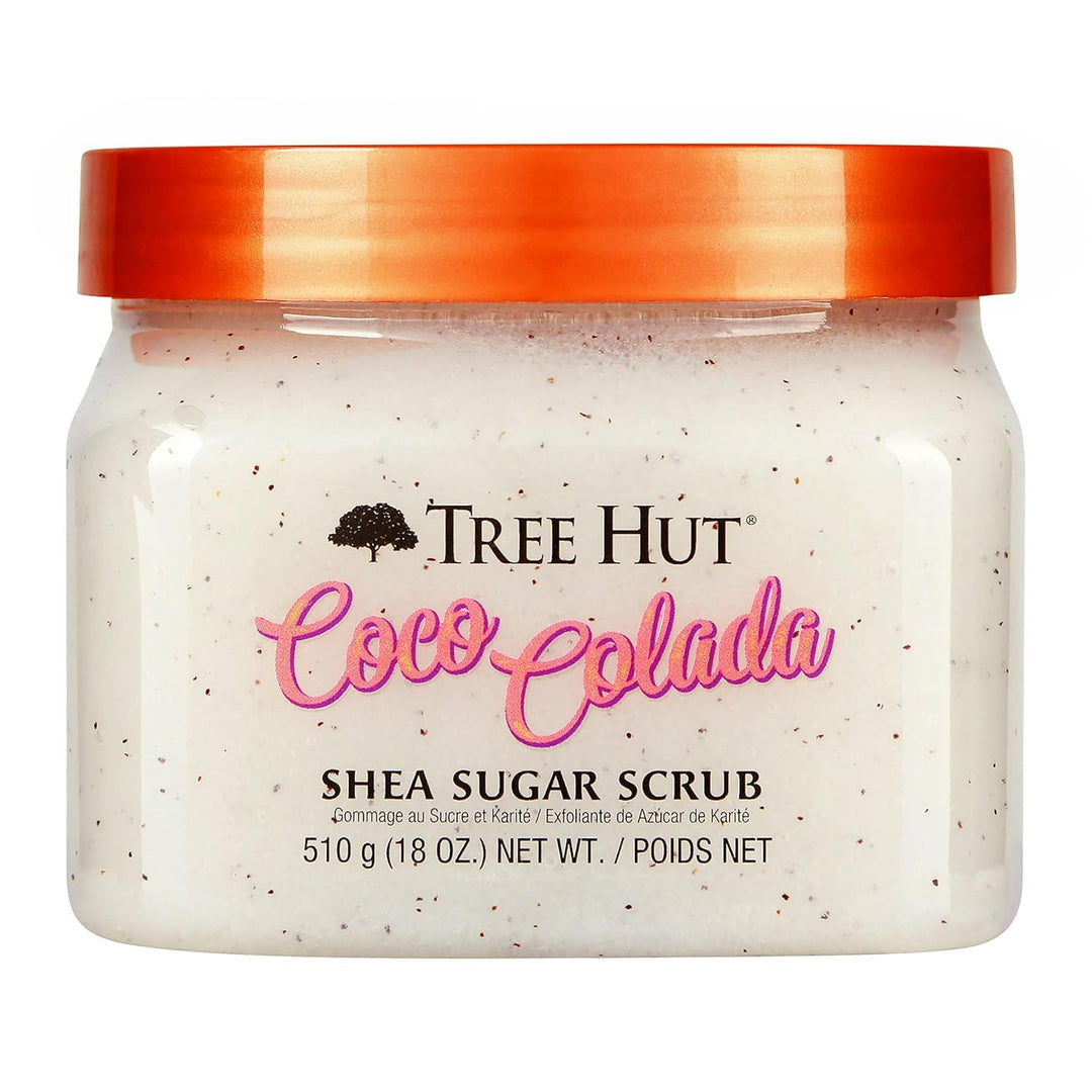Tree Hut Shea Sugar Scrub Coco Colada, 510.3 g, Ultra Hydrating and Peeling Scrub for Nourishing Ess