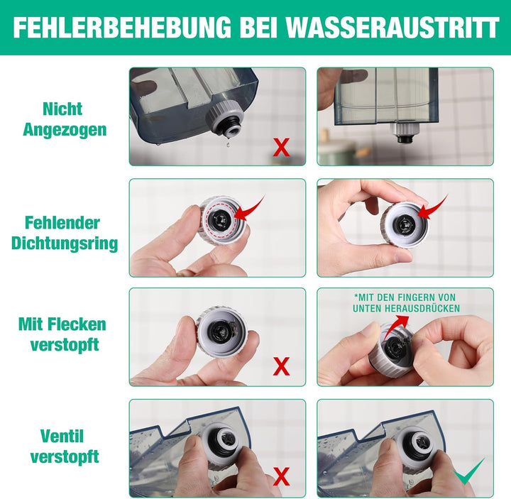 HAUSHOF Waschsauger Teppichreiniger, StainZapper Fleckenreiniger für Teppich mit Reinigungsmittel, S