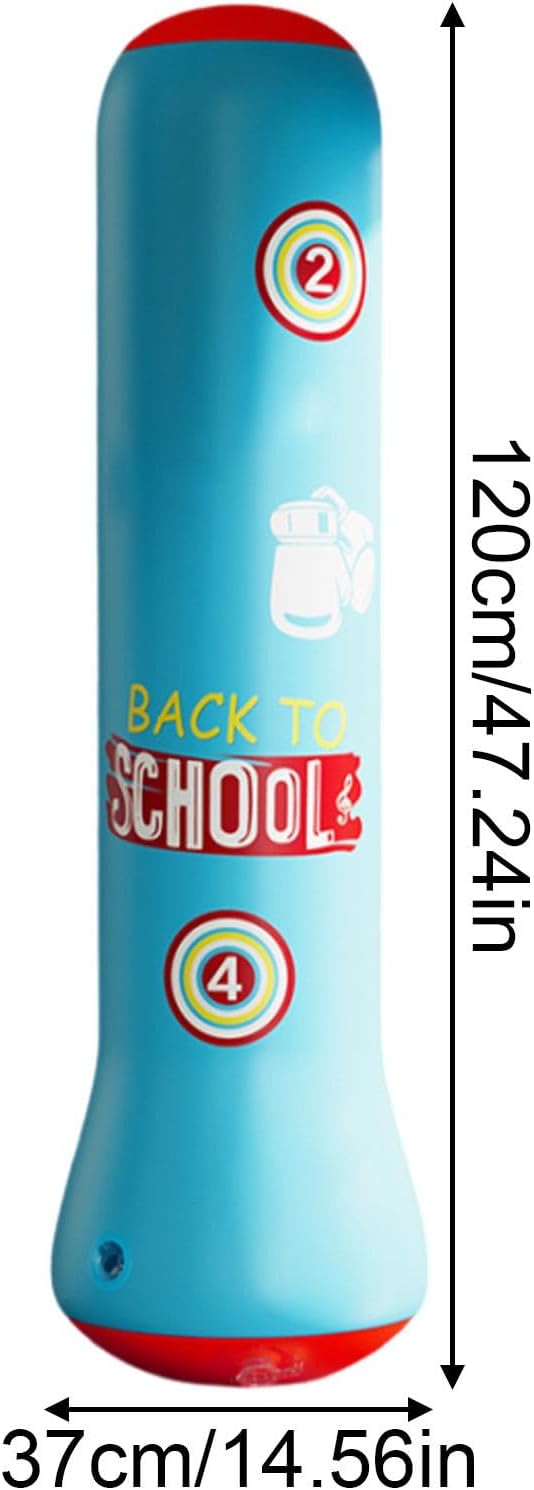 Kinder-Boxsack aufblasbar, aufblasbarer Boxsack für Kinder | Boxsäulenbecher - Lustiger Bounce-Back-