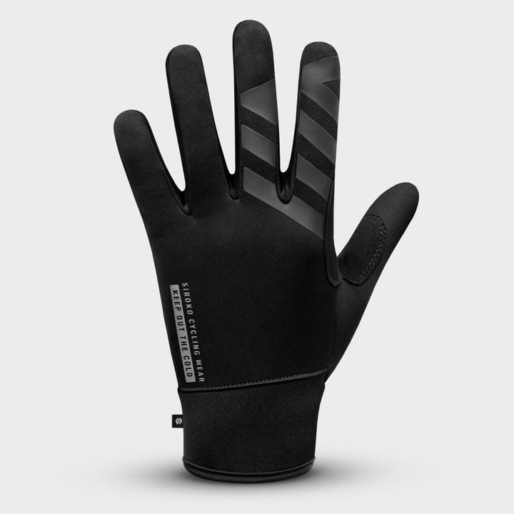 SIROKO Winterhandschuhe Vestkapp Schwarz Herren und Damen XS, XS