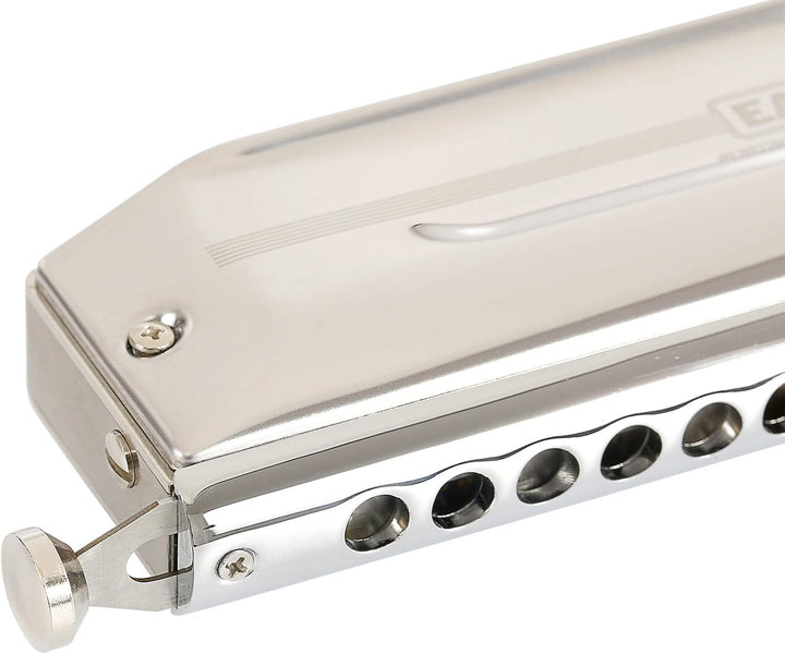 East top Chromatische Mundharmonika, 16 Loch 64 Ton Upgrade Chromatische Mundharmonika Tonart C, Pro