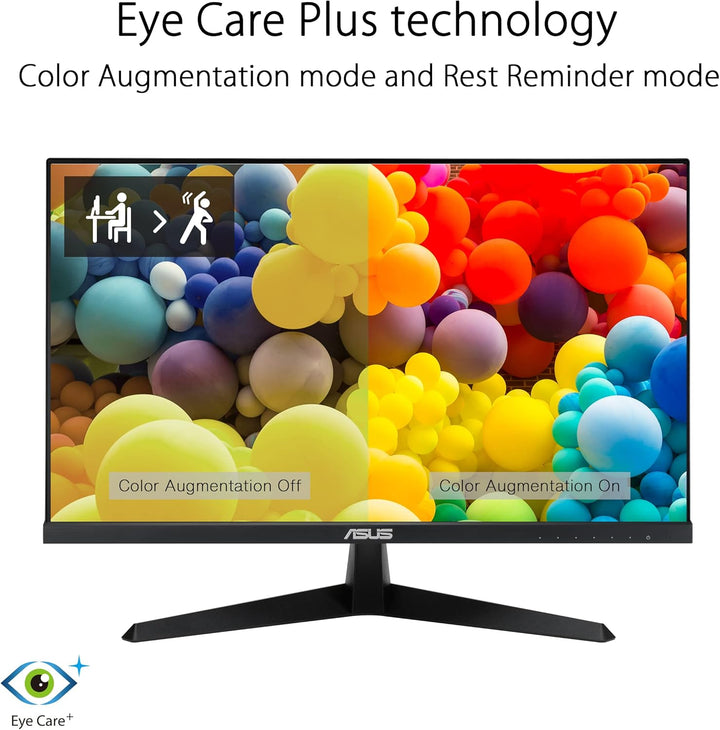 ASUS VY249HGE Gaming Monitor - 24 Zoll Full HD - 144 Hz, 1ms MPRT, FreeSync Premium, GameFast Input