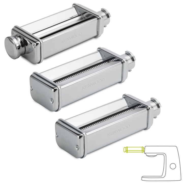 Kenwood Pasta-Set MAX980ME Zubehör für Kenwood Küchenmaschinen, elektrische Nudelmaschine mit Lasagn