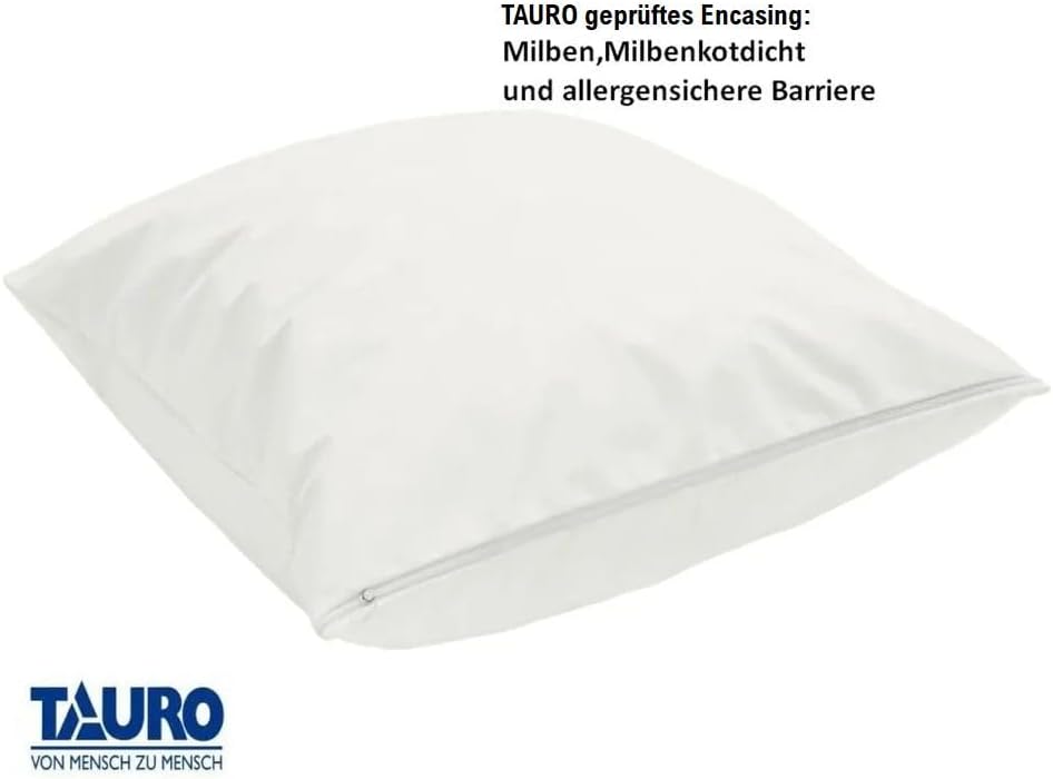Matratzenbezug Encasing 80 x 200 cm Milbenkotdicht rundum Höhe 16 cm TÜV Zertifiziert TAURO (24512)
