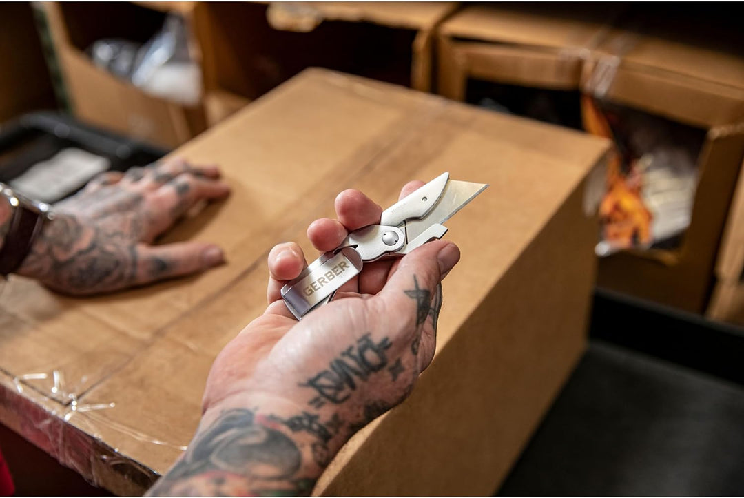 Gerber Cuttermesser, Klappbar, Klingenlänge: 5,7 cm, EAB Lite, Edelstahl, 31-000345 EAB Lite, 5,7 cm
