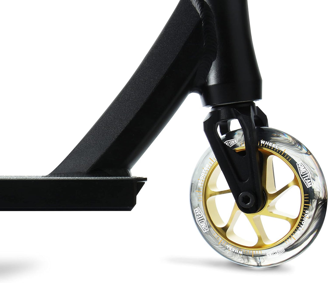 fomo team Pro Stunt-Scooter-Räder, 110 mm x 24 mm, Aquarell-Effekt, mit ABEC-9-Kugellager, installie