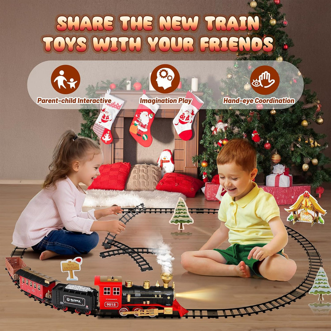 Hot Bee Zug Spielzeug, Eisenbahn Kinder Elektrisch, Weihnachtszug Elektrisch, Weihnachtszug um den B