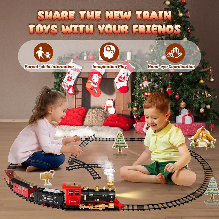 Hot Bee Zug Spielzeug, Eisenbahn Kinder Elektrisch, Weihnachtszug Elektrisch, Weihnachtszug um den B