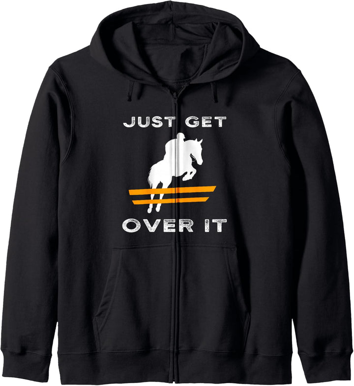 Just Get Over It Pferdespringen, Springturnier Kapuzenjacke
