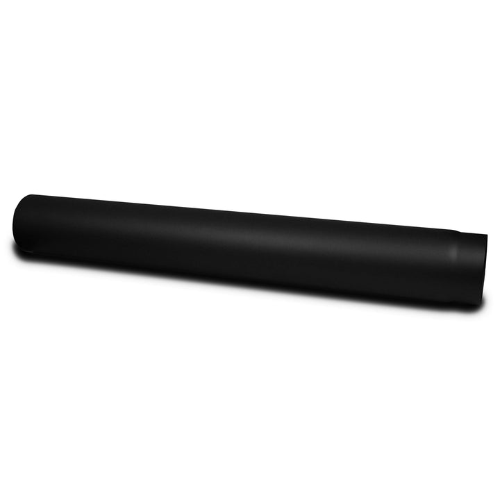 LANZZAS Rauchrohr 1000 mm - im Durchmesser Ø 130 mm - Farbe: schwarz - Ofenrohr