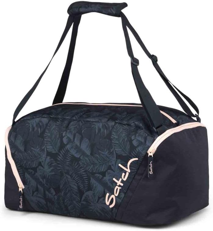 Satch Match Schulrucksack Set 3tlg. inkl. Schlamperbox und Sporttasche (Midnight Jungle), Midnight J