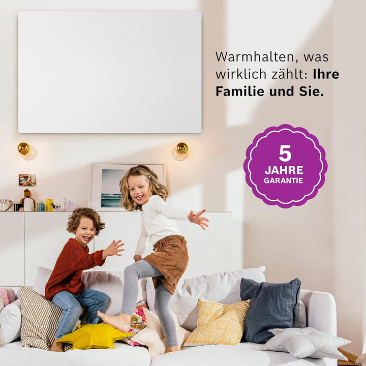 Bosch Heat Infrared 4000 P - Infrarot Wandheizung mit Set aus Funkregler und Steckdosenadapter - Ene