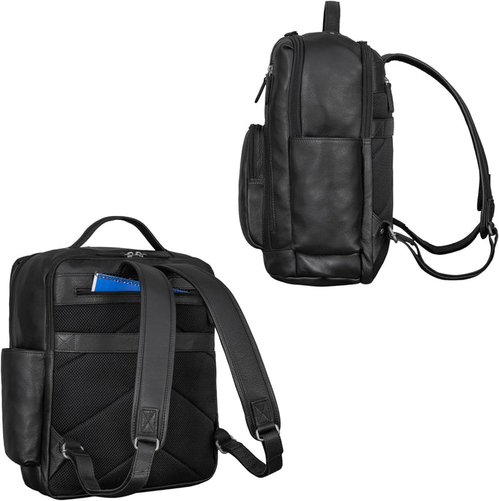 STILORD 'Archibald' Leder Business Rucksack Damen und Herren Laptop Rucksack 15,6 Zoll Arbeitstasche