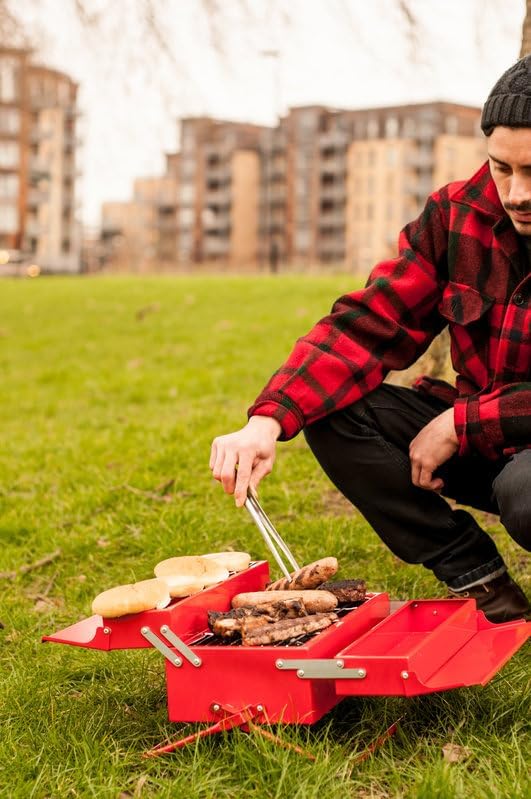SUCK UK Grill-Toolbox, 20 x 22 x 40.5 cm