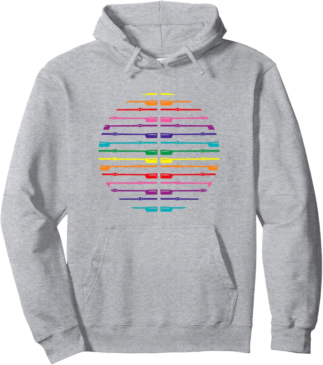 Wassersport-Ruderclub mit Retro-Grafik Pullover Hoodie