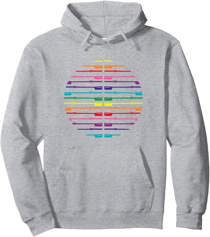 Wassersport-Ruderclub mit Retro-Grafik Pullover Hoodie