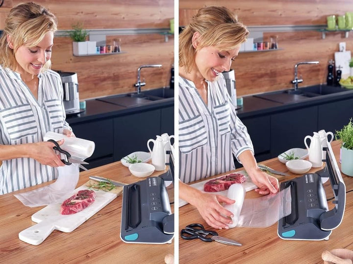 Leifheit Vakuumiergerät Vacu Power 300, Vakuumierer zum Konservieren, Lebensmittel bleiben 8x länger