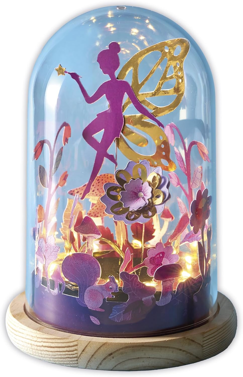 Janod J09177 Lichterglocke zum Selbermachen-Thema Fee-Lichterkette mit Batterien-Les Ateliers Déco-K