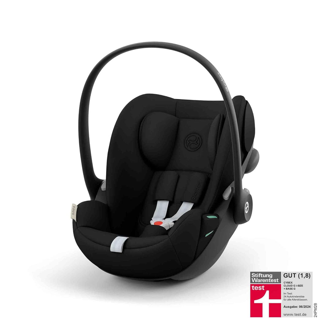 CYBEX Gold Babyschale Cloud G i-Size Comfort, Inkl. Neugeboreneneinlage, Ab Geburt bis ca. 24 Monate