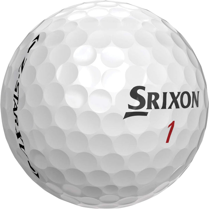 Srixon Z Star XV Golfbälle, 5 Stück reinwess, reinwess