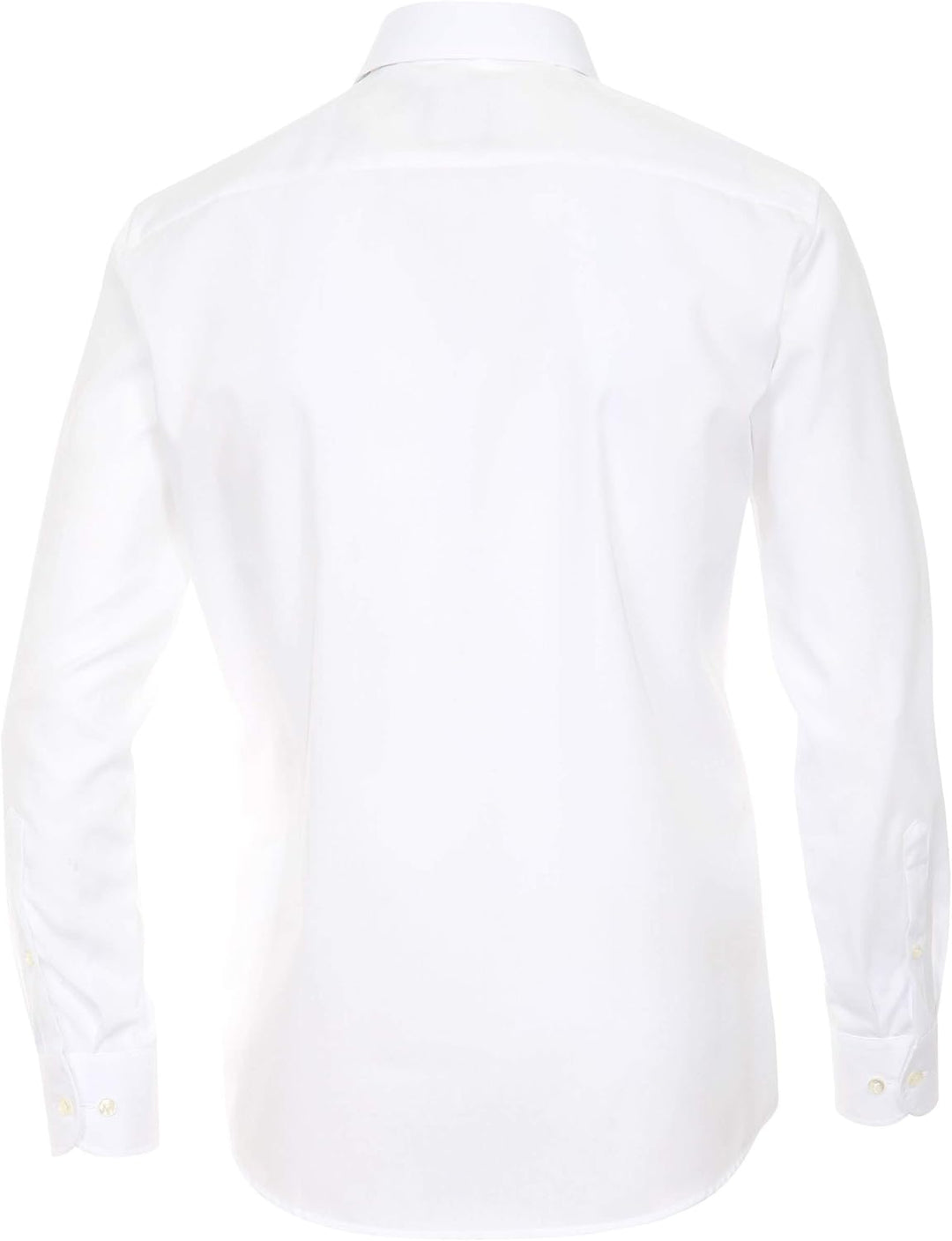 CASAMODA Herren Popeline Hemd uninah 006550 Modern Fit 38 Weiss, 38 Weiß