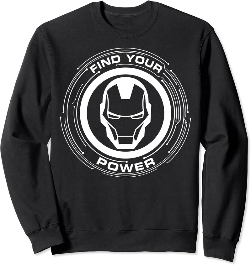 Marvel Iron Man Find Your Power Simple Logo Sweatshirt
