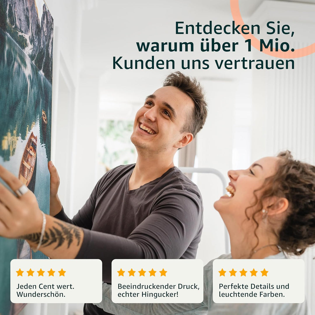 murando - Bilder Abstrakt 120x80 cm Leinwandbild 1 tlg Kunstdruck modern Wanbilder XXL Wanddekoratio