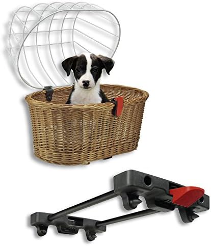 KLICKfix Fahrradtasche, schwarz, M Doggy Basket Far Racktime, Doggy Basket Far Racktime