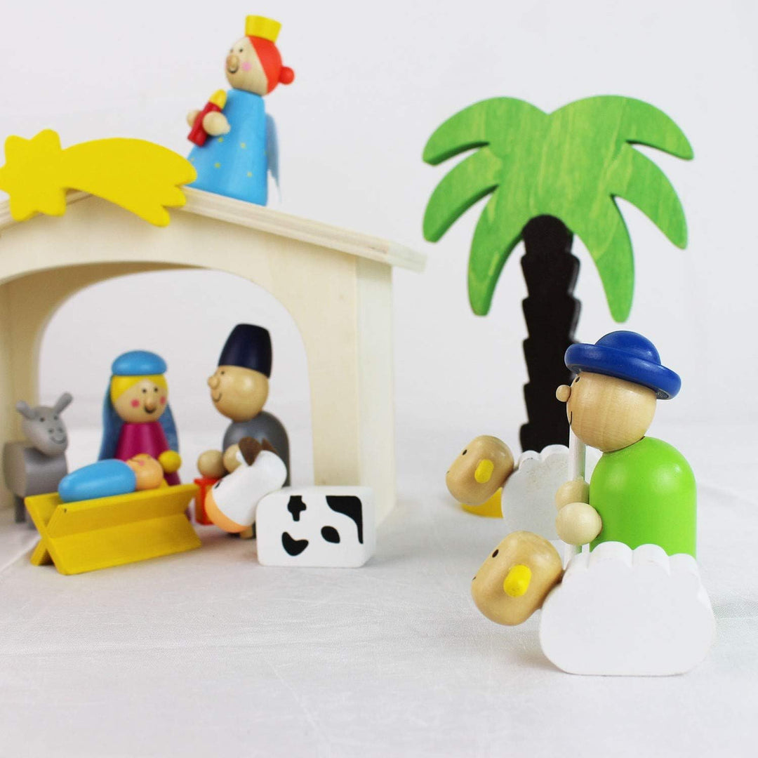 Inware 22094 - Weihnachtskrippe aus Holz A 1 -