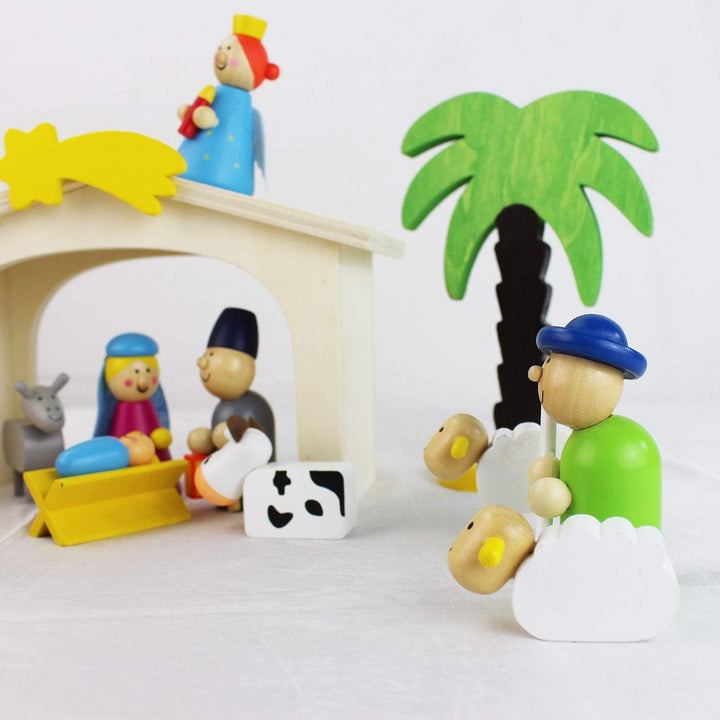 Inware 22094 - Weihnachtskrippe aus Holz A 1 -