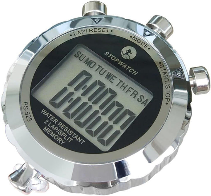 Rolilink Stoppuhr, Metall-Stoppuhr für Sport, wasserdichte Stoppuhren, Timer für Sport und Wettkämpf