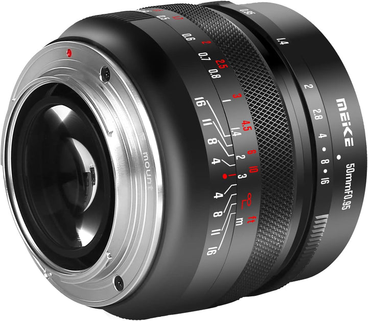 Meike 50 mm f0,95 grosse Blende, manueller Fokus-Objektiv, kompatibel mit Nikon Z Mount Kameras Z50,