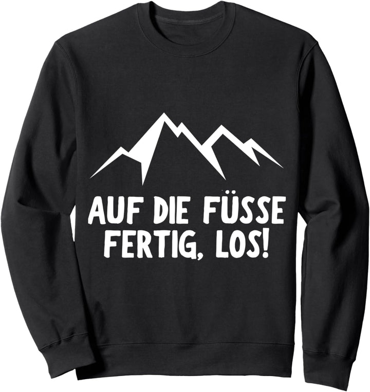 Bergmenschen Bergsteigen Wandern Outfit Damen Sweatshirt