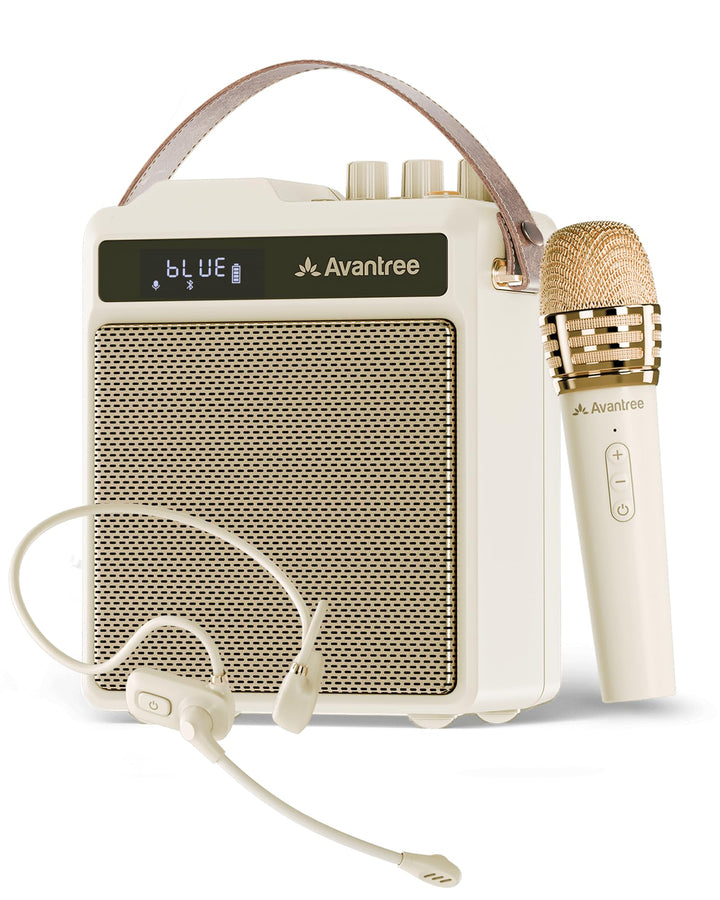 Avantree VoxAmp Duo - Tragbarer Kabellose Sprachverstärker, Doppeltes Mikrofon Und Lautsprecher Set